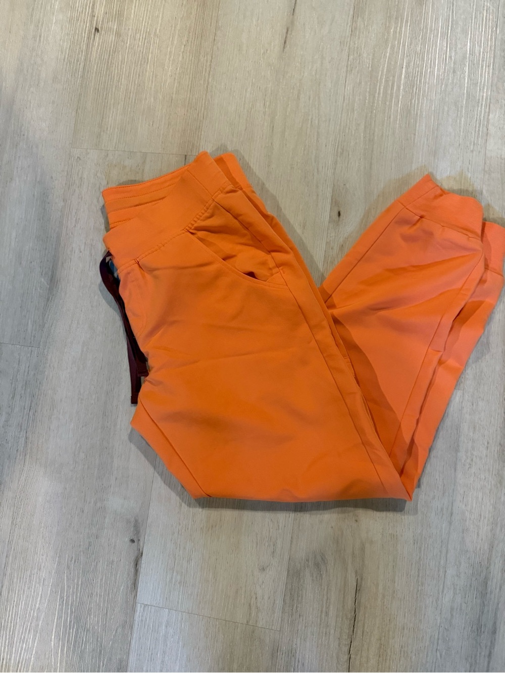 Figs Women's Bright Orange Jogger Sweatpants